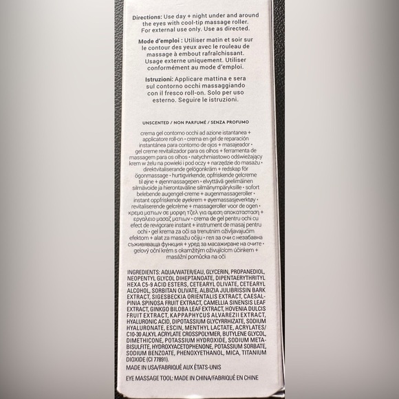 NEW FENTY SKIN FLASH NAP INSTANT REVIVAL EYE GEL-CREAM + EYE MASSAGE TOOL 15ML - Picture 5 of 6